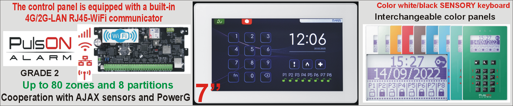 home slider PulsON Alarm